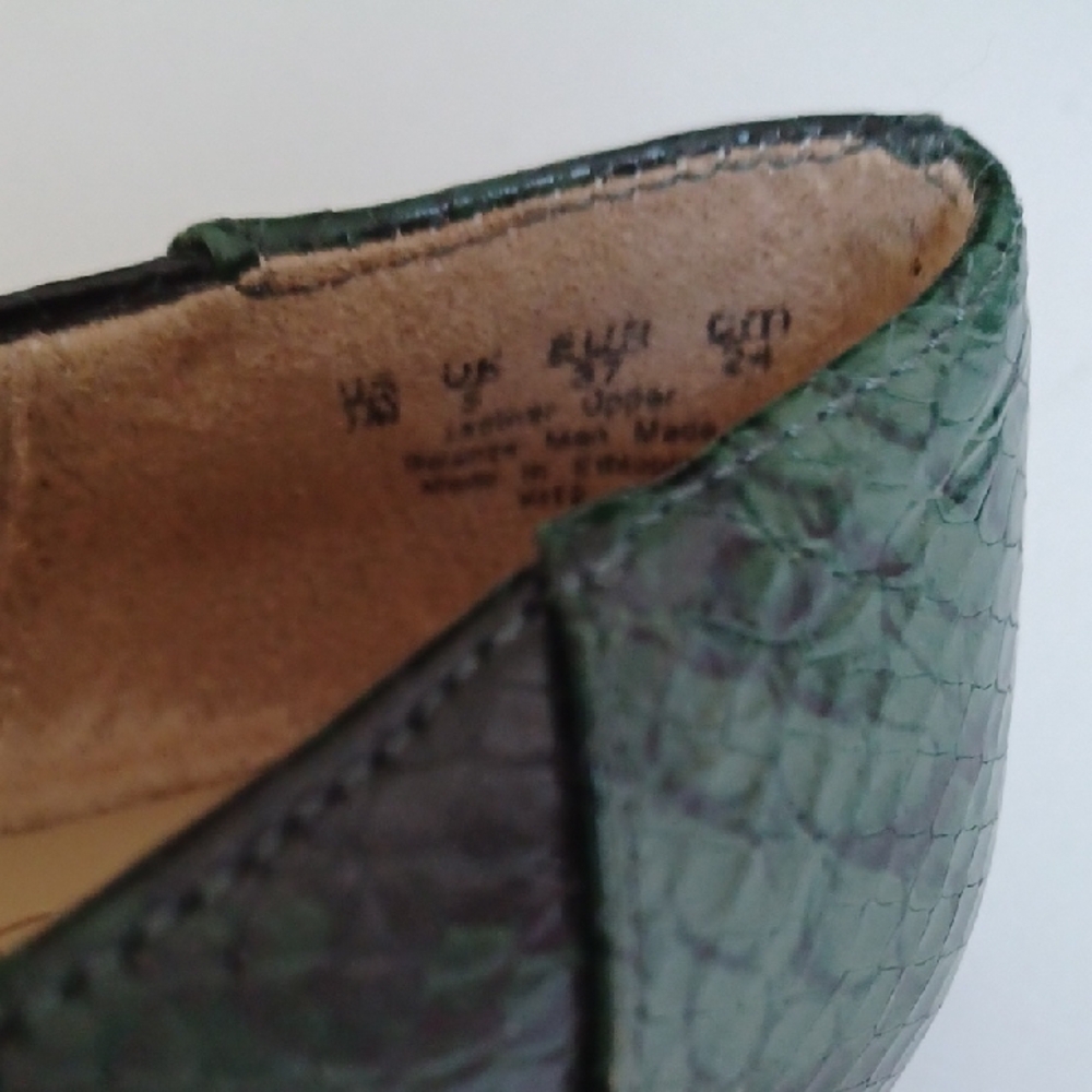 Naturalizer Emerald Snake Pattern Slip-On Loafers - Picture 3 of 10